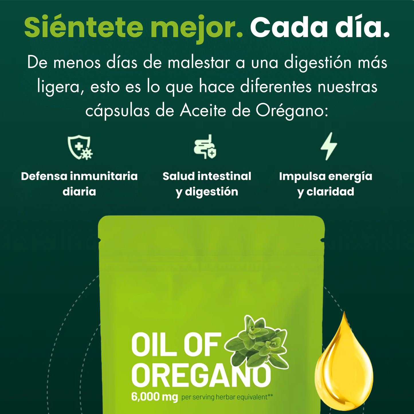 Aceite de Orégano en Cápsulas Blandas
