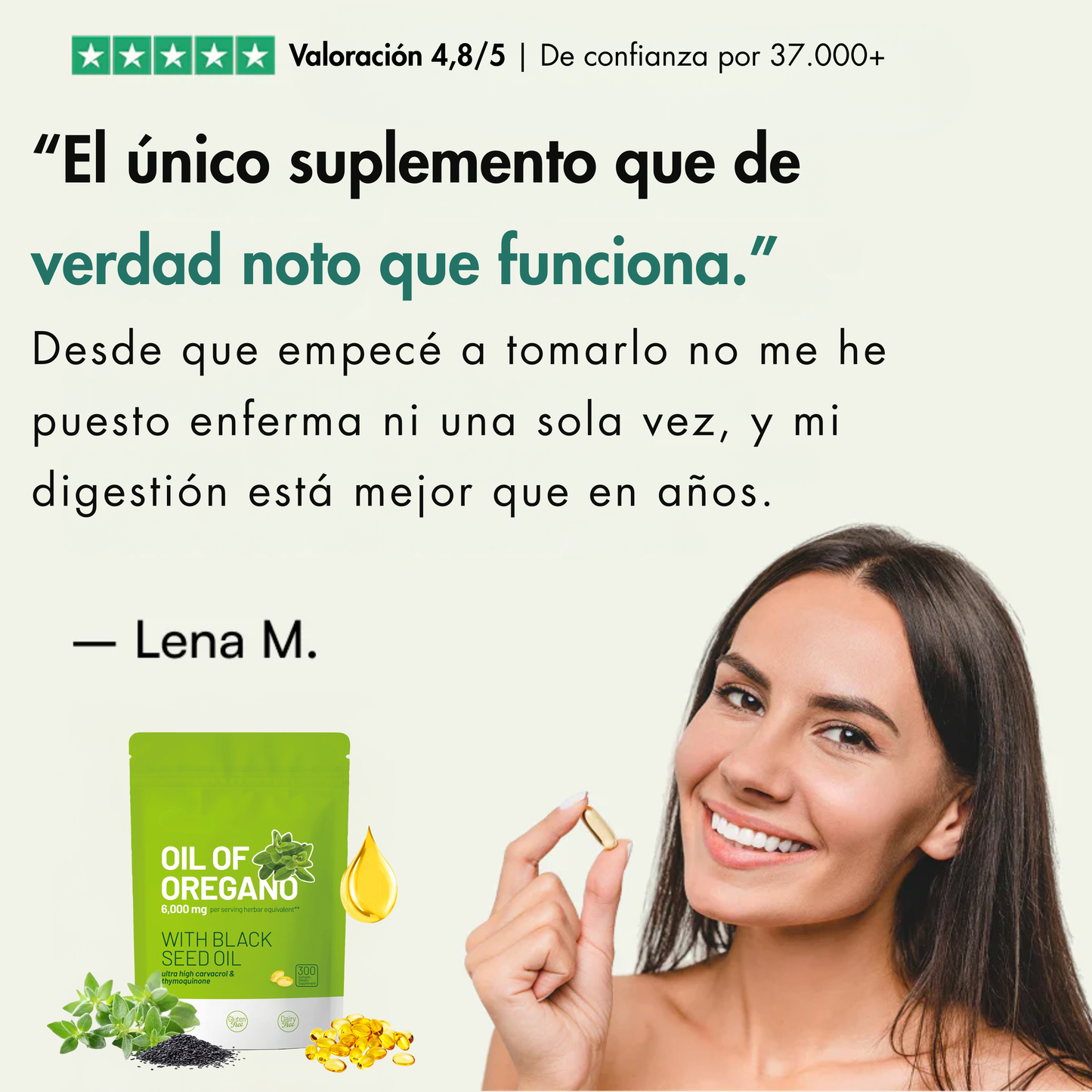 Aceite de Orégano en Cápsulas Blandas