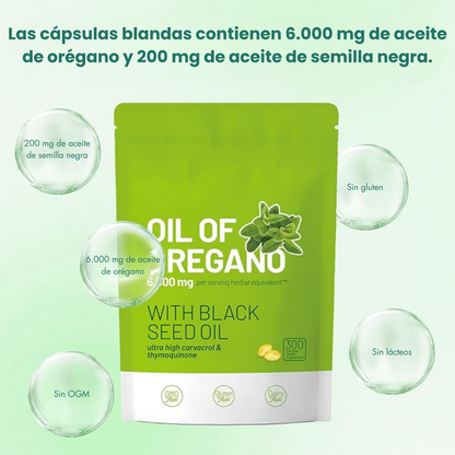 Aceite de Orégano en Cápsulas Blandas