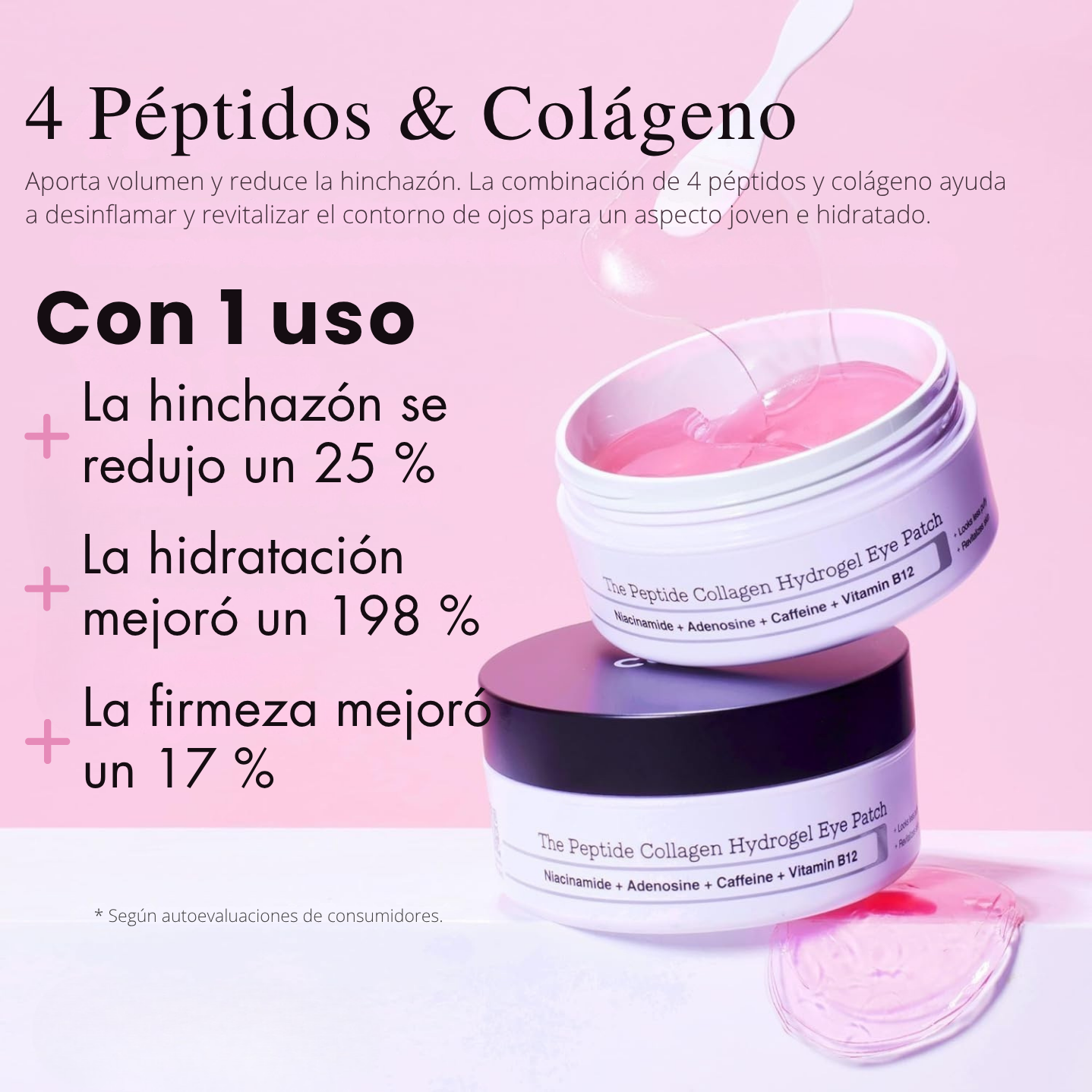 Parches de Hidrogel con Colágeno & Péptidos
